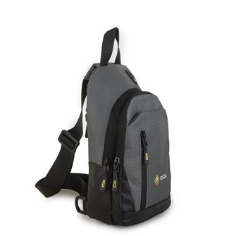 Nas Bag-Nas Polo (Waterproof) Outdoor Erkek Bel Ve Çapraz Body Bag Gri Antasit