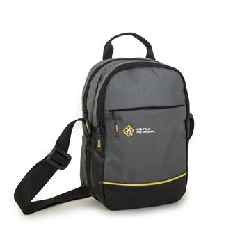 Nas Bag-Nas Polo (Waterproof ) Outdoor Erkek El Ve Çapraz Çanta Gri Antrasit