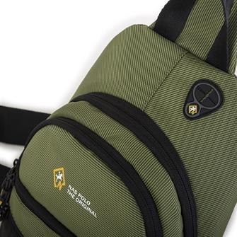 Nas Bag-Nas Polo (Waterproof) Outdoor Erkek Bel Ve Çapraz Body Bag Haki Yeşil