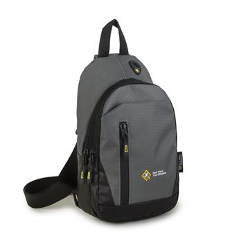 Nas Bag-Nas Polo (Waterproof) Outdoor Erkek Bel Ve Çapraz Body Bag Gri Antasit