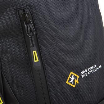 Nas Bag-Nas Polo (Waterproof) Outdoor Erkek Bel Ve Çapraz Body Bag Siyah