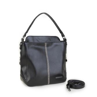 Nas Bag  Omuz Çantası Siyah Taşlı