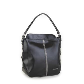 Nas Bag  Omuz Çantası Siyah Taşlı