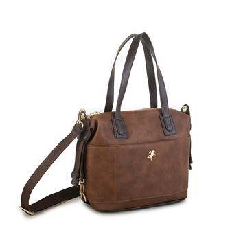 Nas Bag  Omuz Çantası Taba Kahve Raven