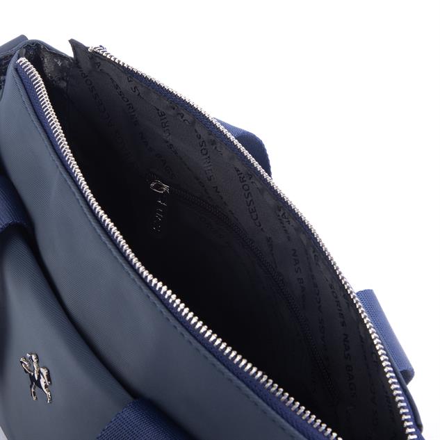 Nas Bag Orjinal Kadın Hafif Omuz El ve Çapraz Çanta Lacivert  Buzzy