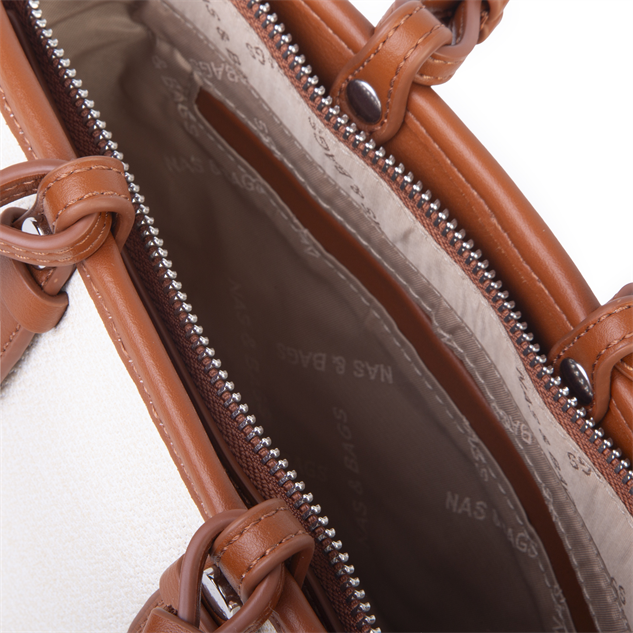 Nas Bag Premium 2 li Mini Set El ve Çapraz Çanta ile Cüzdan Takım Taba