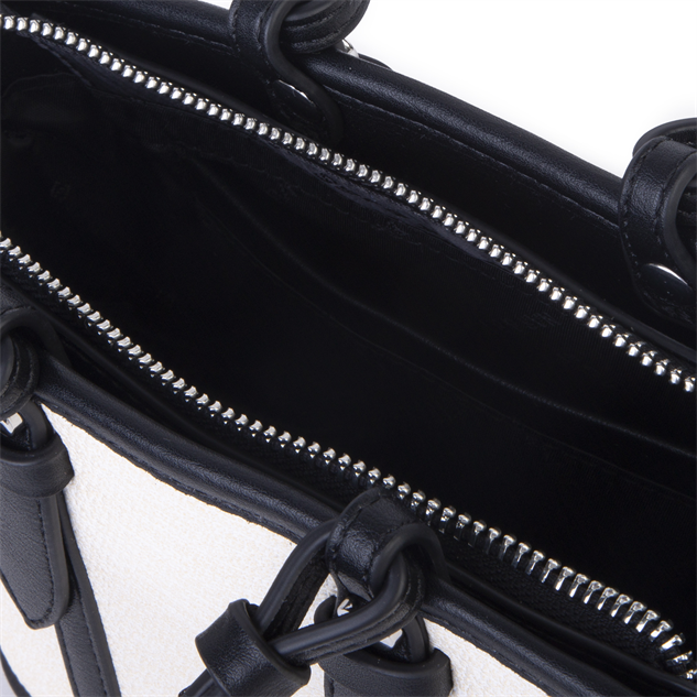 Nas Bag Premium 2 li Mini Set El ve Çapraz Çanta ile Cüzdan Takım Siyah