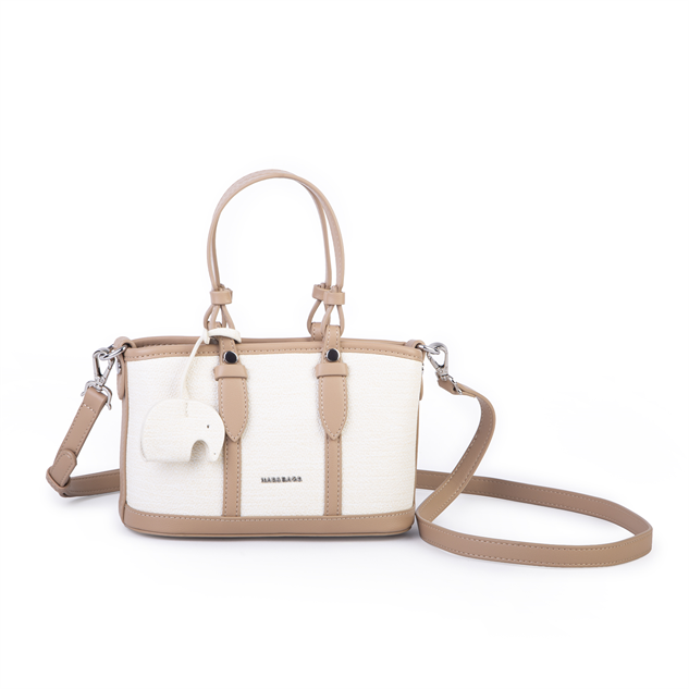 Nas Bag Premium 2 li Set El ve Çapraz Çanta ile Cüzdan Takım Kum