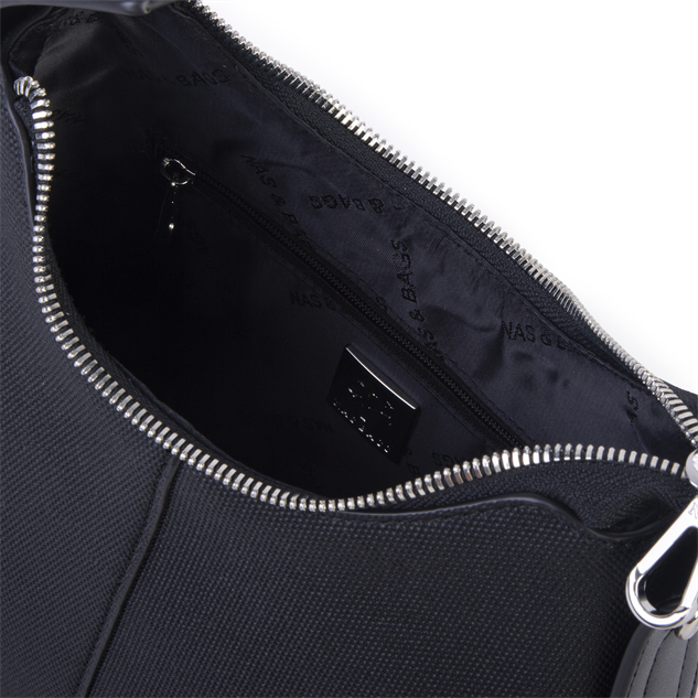 Nas Bag Premium 2li Set Kadın El Omuz ve Postacı Çantası ile Cüzdan Set Siyah