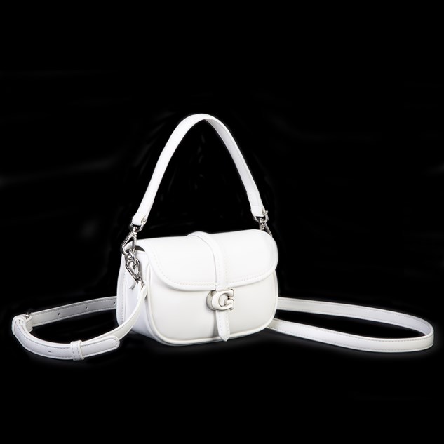 Nas Bag Premium Seri Mini 2li Set Çapraz El ve Cüzdan Seti Beyaz