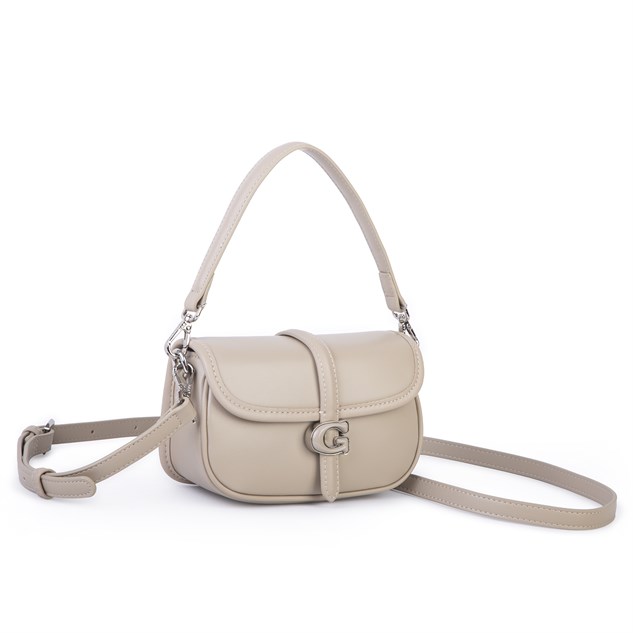 Nas Bag Premium Seri Mini 2li Set Çapraz El ve Cüzdan Seti Vizon