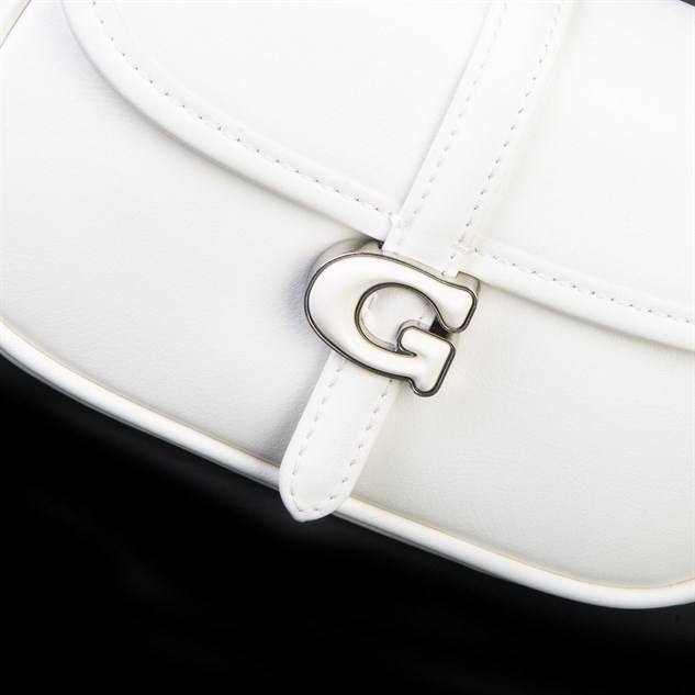 Nas Bag Premium Seri Mini 2li Set Çapraz El ve Cüzdan Seti Beyaz