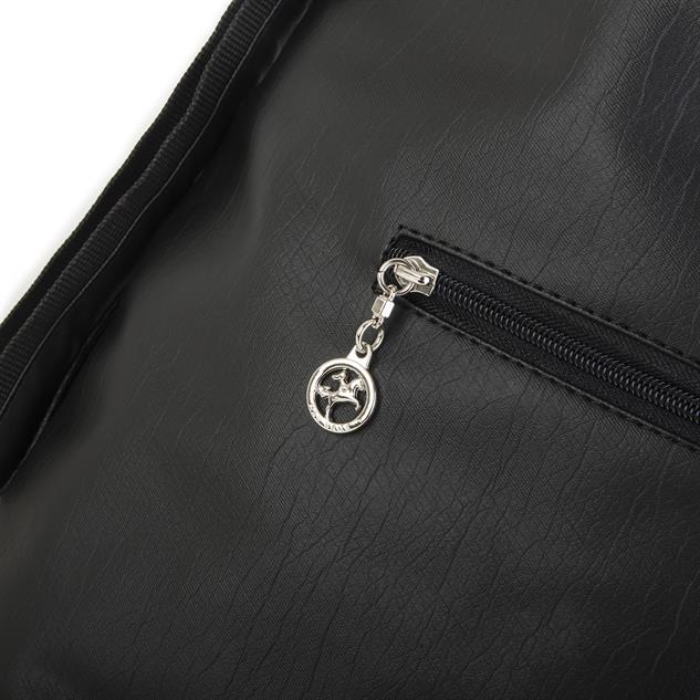 Nas Bag Sırt Çantası ve Omuz Çantası Dönüştürülebilir Tasarımlı Mini Ayrılabilir  Çapraz Çantalı  Ürün  Siyah Yıkamalı (33x33 cm Ebatındadır)