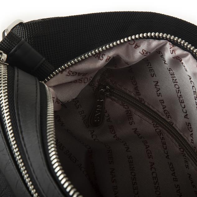 Nas Bag Sırt Çantası ve Omuz Çantası Dönüştürülebilir Tasarımlı Mini Ayrılabilir  Çapraz Çantalı  Ürün  Siyah Yıkamalı (33x33 cm Ebatındadır)