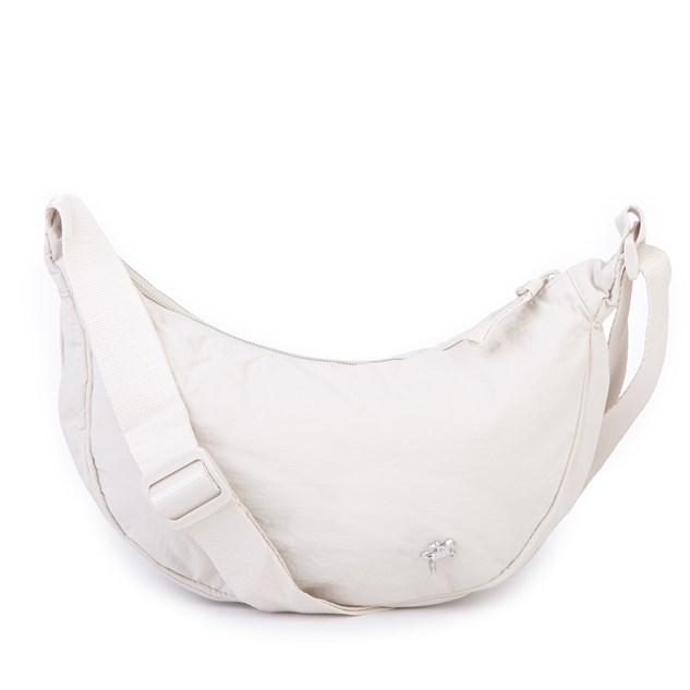 Nas Bag Ultra Hafif Kadın Spor Günlük Nas Bag Minimalist Günlük Ayarlanabilir Askılı Mini Hobo Çanta (en 25 cm ;boy 22 cm ) Kum