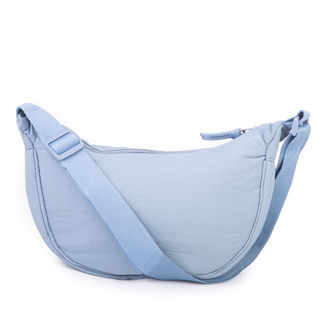 Nas Bag Ultra Hafif Kadın Spor Günlük Nas Bag Minimalist Günlük Ayarlanabilir Askılı Mini Hobo Çanta (en 25 cm ;boy 22 cm ) Mavi