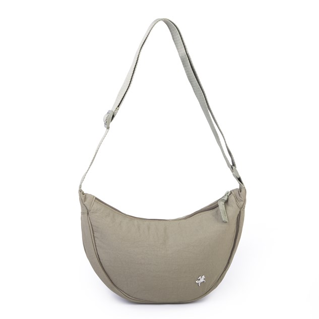 Nas Bag Ultra Hafif Kadın Spor Günlük Nas Bag Minimalist Günlük Ayarlanabilir Askılı Mini Hobo Çanta (en 25 cm ;boy 22 cm ) Haki
