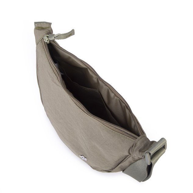 Nas Bag Ultra Hafif Kadın Spor Günlük Nas Bag Minimalist Günlük Ayarlanabilir Askılı Mini Hobo Çanta (en 25 cm ;boy 22 cm ) Haki