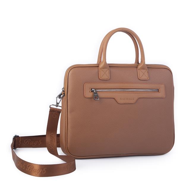 Nas Bag Unisex Business Bag Laptop ve Evrak Çantası El ve Çapraz Çanta Taba   Belinda 