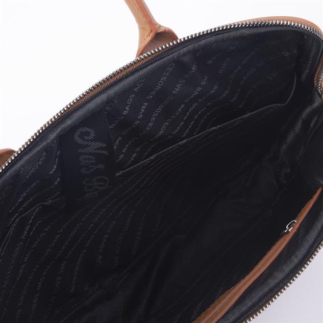 Nas Bag Unisex Business Bag Laptop ve Evrak Çantası El ve Çapraz Çanta Taba   Belinda 