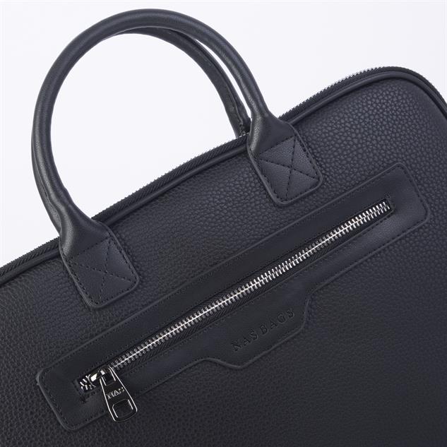 Nas Bag Unisex Business Bag Laptop ve Evrak Çantası El ve Çapraz Çanta Siyah   Belinda 