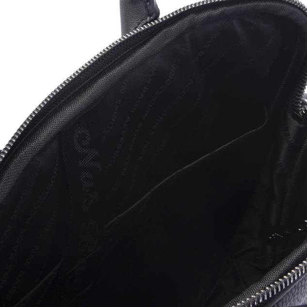 Nas Bag Unisex Business Bag Laptop ve Evrak Çantası El ve Çapraz Çanta Siyah   Belinda 