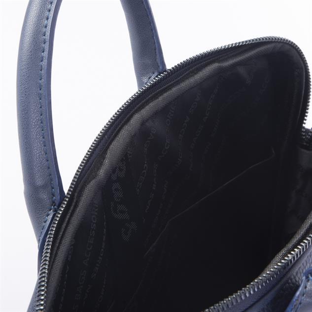 Nas Bag Unisex Business Bag Laptop ve Evrak Çantası El ve Çapraz Çanta Lacivert  Belinda 