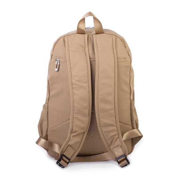 Nas Bag Unisex Büyük Boy Çok Gözlü Hafif Sırt Çantası Kum
