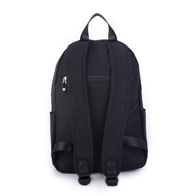Nas Bag Unisex Büyük Boy Çok Gözlü Su Geçirmez Sırt Çantası Siyah