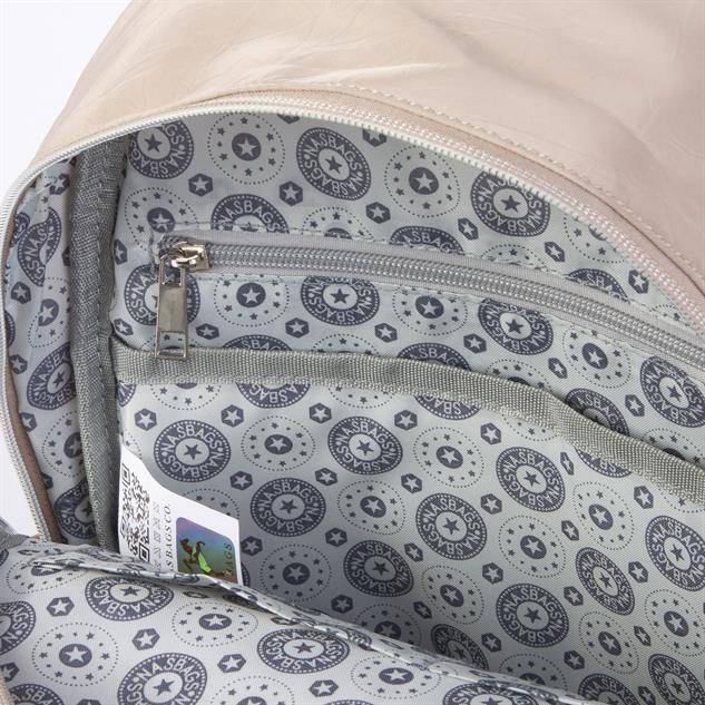 Nas Bag Unisex Büyük Boy Çok Gözlü Su Geçirmez Sırt Çantası Vizon 