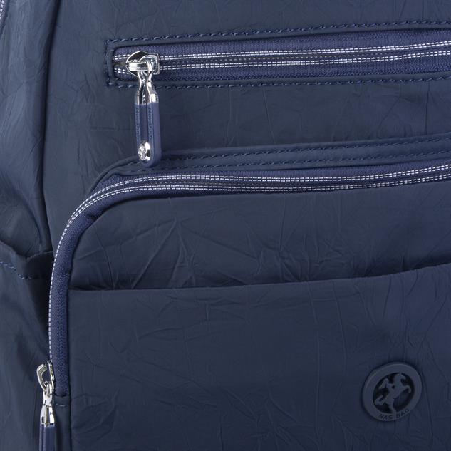 Nas Bag Unisex Büyük Boy Çok Gözlü Su Geçirmez Sırt Çantası Lacivert