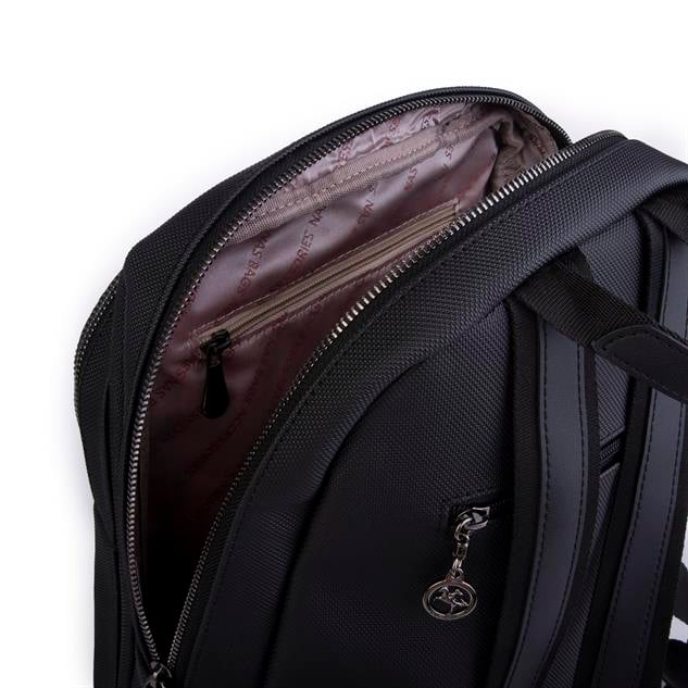 Nas Bag Unisex Büyük Boy Sırt Çantası Tablet Koruma Tasarımı Siyah Lacst