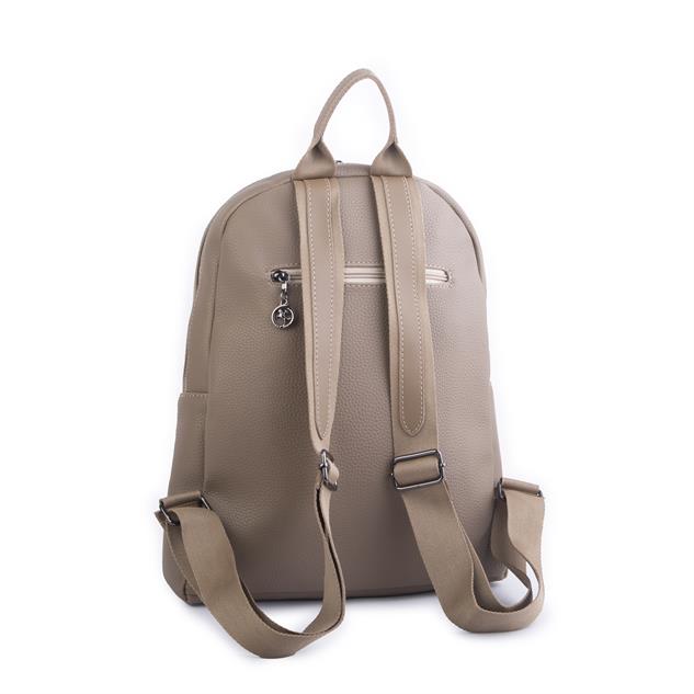 Nas Bag Unisex Büyük Boy Sırt Çantası Tablet Koruma Tasarımı Vizon  Belinda 