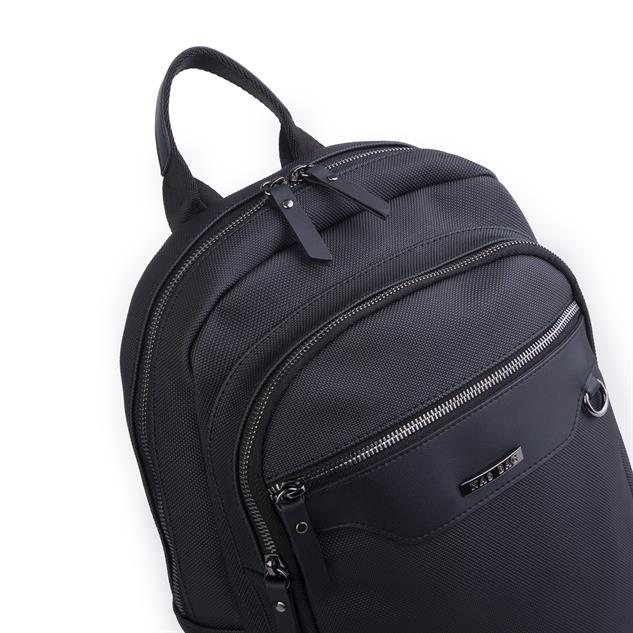 Nas Bag Unisex Büyük Boy Sırt Çantası Tablet Koruma Tasarımı Siyah Lacst