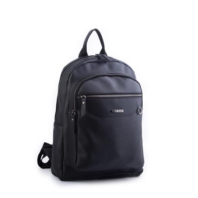 Nas Bag Unisex Büyük Boy Sırt Çantası Tablet Koruma Tasarımı Siyah Mercan 