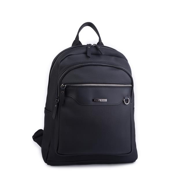 Nas Bag Unisex Büyük Boy Sırt Çantası Tablet Koruma Tasarımı Siyah Lacst