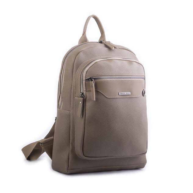 Nas Bag Unisex Büyük Boy Sırt Çantası Tablet Koruma Tasarımı Vizon  Belinda 