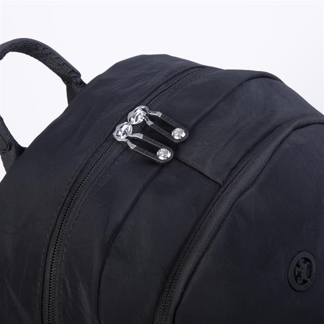 Nas Bag Unisex Büyük Boy Su Geçirmez Çok Gözlü Extra Hafif Sportif Sırt Çantası Siyah
