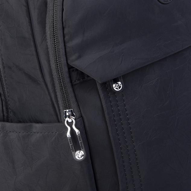Nas Bag Unisex Büyük Boy Su Geçirmez Çok Gözlü Extra Hafif Sportif Sırt Çantası Siyah