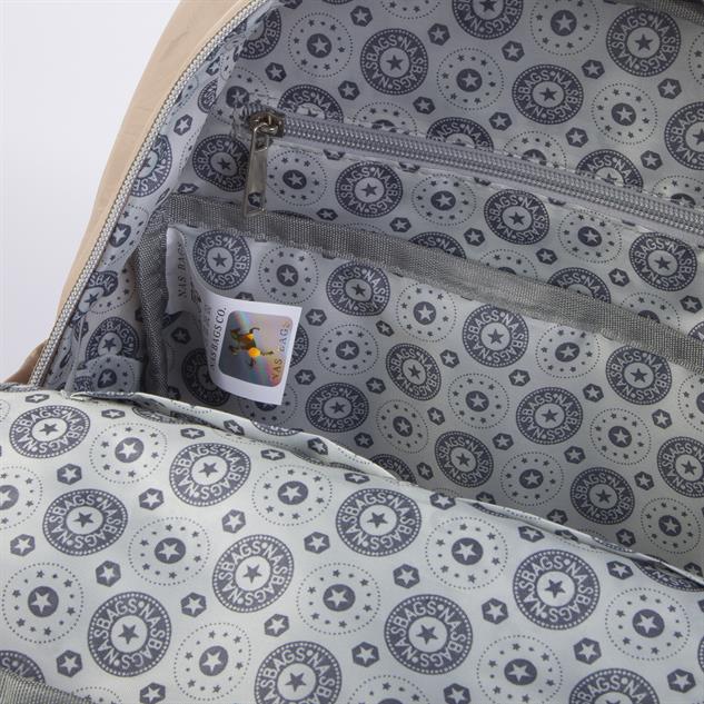 Nas Bag Unisex Büyük Boy Su Geçirmez (Waterproof)  Hafif Sırt Çantası Vizon 