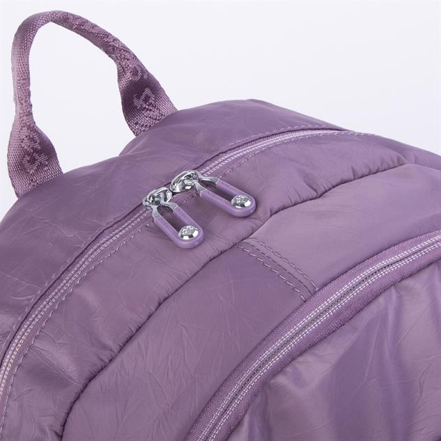 Nas Bag Unisex Büyük Boy Su Geçirmez (waterproof) Hafif Sırt Çantası Çok Gözlü Mor 