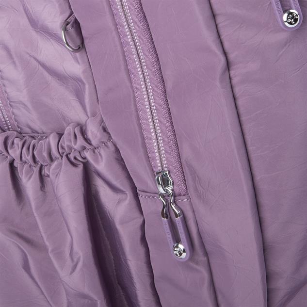 Nas Bag Unisex Büyük Boy Su Geçirmez (waterproof) Hafif Sırt Çantası Çok Gözlü Mor 