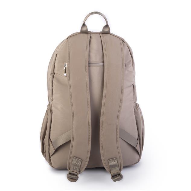 Nas Bag Unisex Büyük Boy Su Geçirmez (waterproof) Hafif Sırt Çantası Çok Gözlü Vizon 