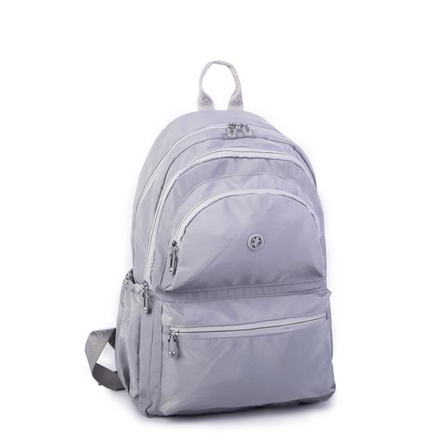 Nas Bag Unisex Büyük Boy Su Geçirmez (waterproof) Hafif Sırt Çantası Gri