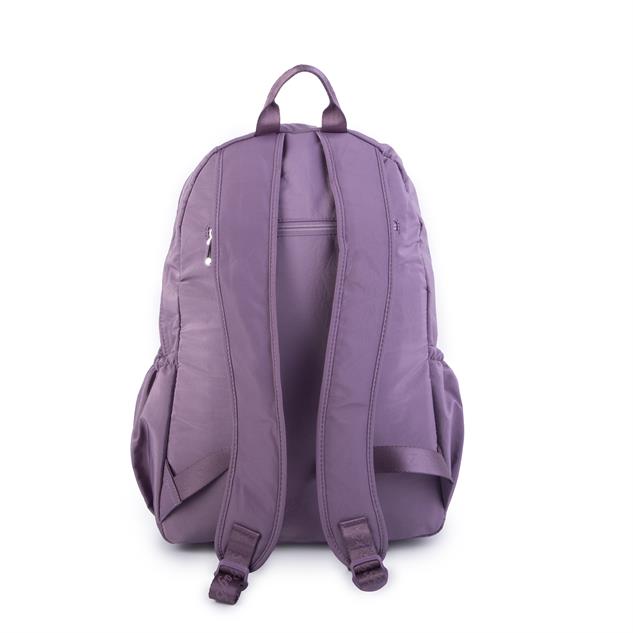 Nas Bag Unisex Büyük Boy Su Geçirmez (waterproof) Hafif Sırt Çantası Çok Gözlü Mor 