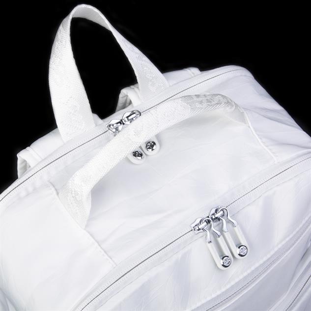 Nas Bag Unisex Büyük Boy Su Geçirmez (Waterproof)  Hafif Sırt Çantası Beyaz