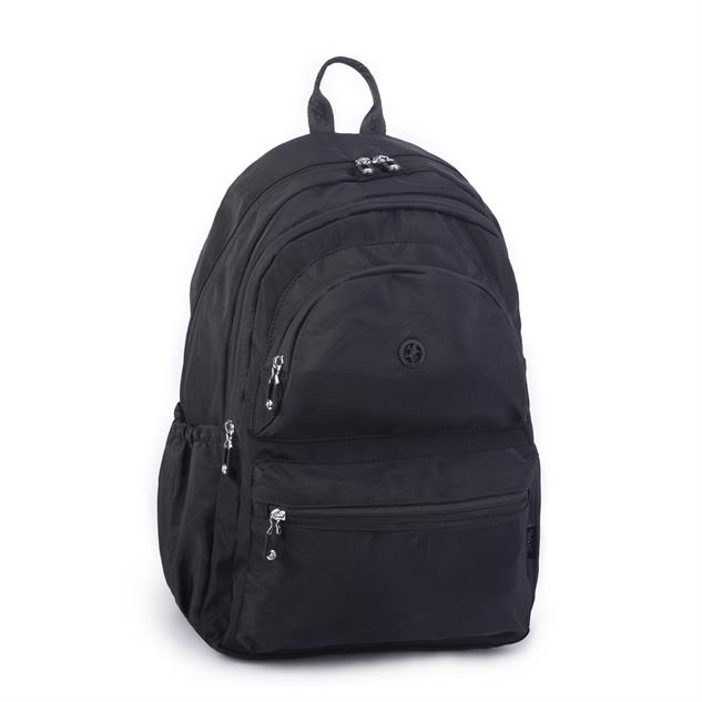 Nas Bag Unisex Büyük Boy Su Geçirmez (waterproof) Hafif Sırt Çantası Siyah 