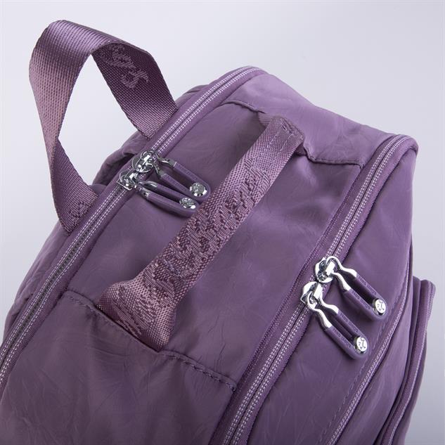 Nas Bag Unisex Büyük Boy Su Geçirmez (Waterproof)  Hafif Sırt Çantası Mor