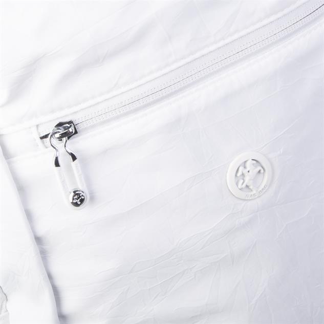 Nas Bag Unisex Büyük Boy Su Geçirmez (waterproof) Hafif Sırt Çantası Çok Gözlü Beyaz