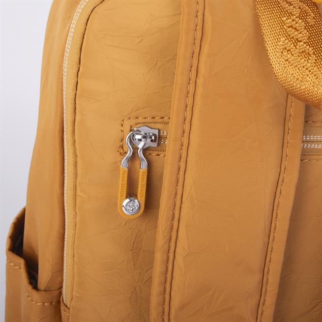 Nas Bag Unisex Büyük Boy Su Geçirmez (Waterproof)  Hafif Sırt Çantası Hardal
